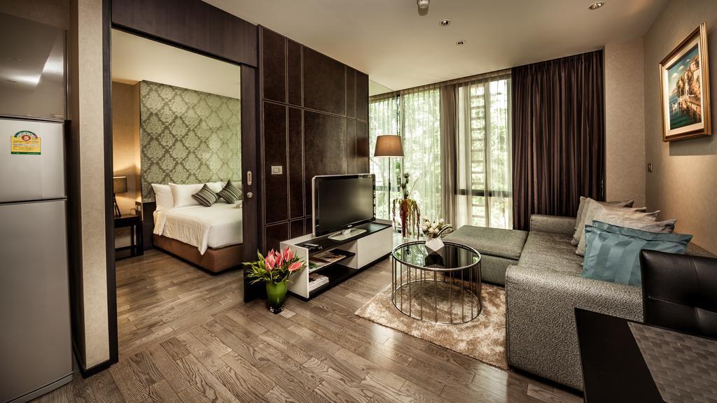 Arcadia Residence Ploenchit By Compass Hospitality Bangkok Zimmer foto